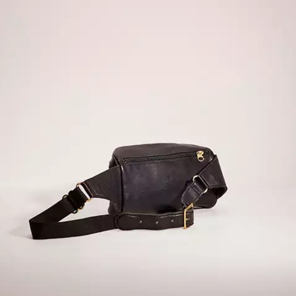 Coach Vintage‎ Canteen Leather Waist Pouch Fanny Pack Brown USA Chocolate Brown - Picture 3 of 13